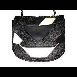 Coach Small Shadow Crossbody In Pebble Leather